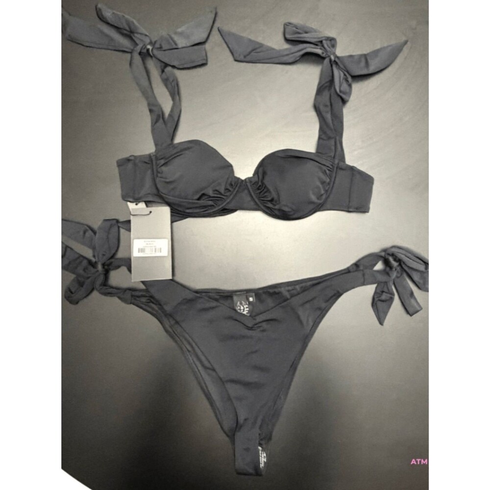 NWT Killstar Elaina Two-Piece Black Bikini SM - Picture 7 of 16